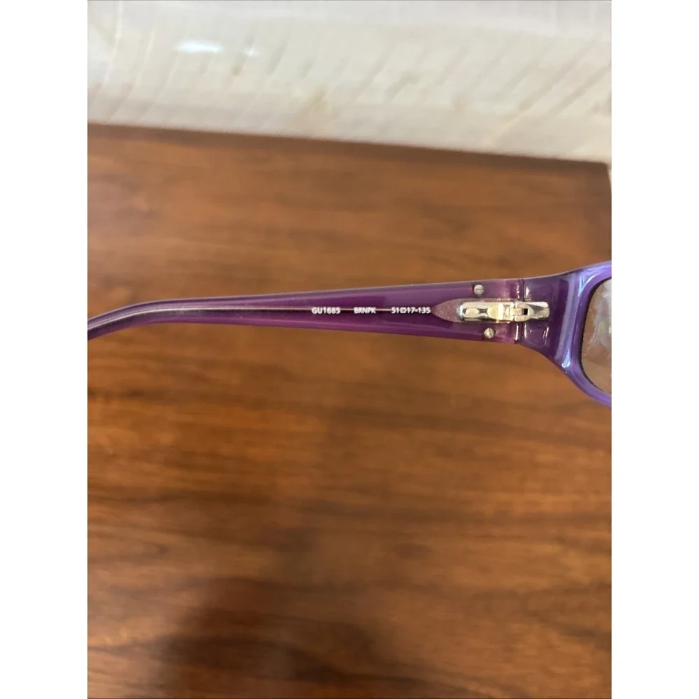 Guess‎ Women's GU1685 Purple Eyeglass Frames 51-17/135 BRNPK